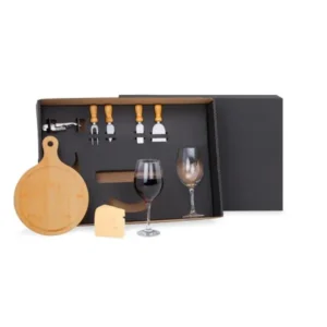 Kit Queijo E Vinho Com