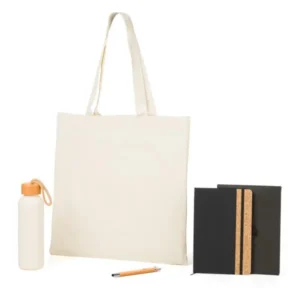 Kit Sacola, Garrafa, Caderno E