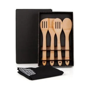 Kit Utensílios em Bambu 30