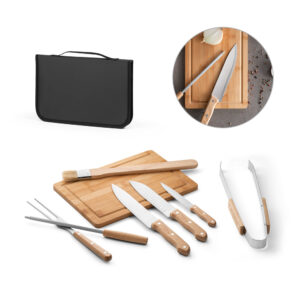 Kit churrasco em estojo de