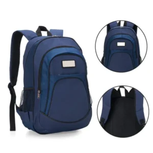 Mochila Azul Em Polyester 1680d