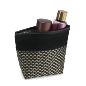 Necessaire em Pvc e Couro