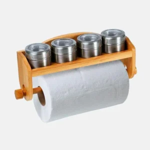 Porta Condimentos em Bambu com