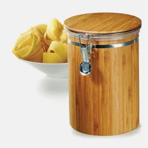 Pote Para Mantimentos Em Bambu