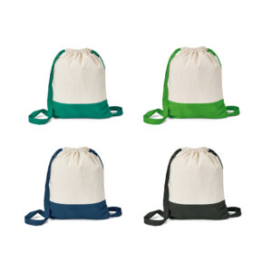 Saco tipo mochila 100% algodão