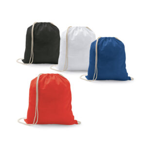Sacola tipo mochila 100% algodão