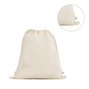 Sacola tipo mochila 100% algodão