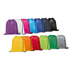 Sacola tipo mochila em 210D