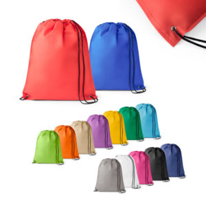 Sacola tipo mochila em non-woven