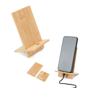 Suporte para celular em bambu,