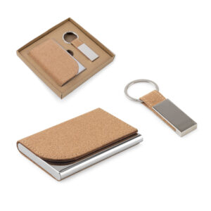 Conjunto composto por um porta-cartões
