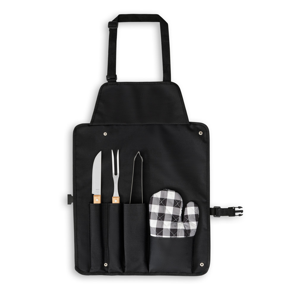 Kit churrasco com 3 utensílios