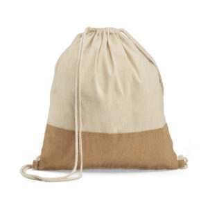 Sacola tipo mochila 100% algodão